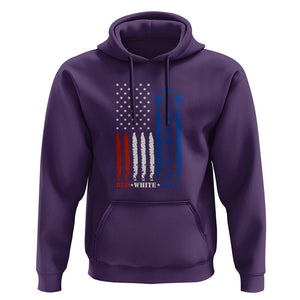 American Patriotic Hoodie 4th of July Red White And Blue US Flag TS02 Purple Print Your Wear