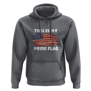 American Patriotic Hoodie This Is My Pride Flag 4th of July US Pride TS02 Charcoal Print Your Wear