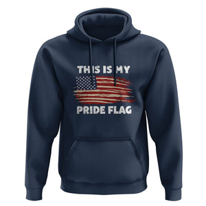 American Patriotic Hoodie This Is My Pride Flag 4th of July US Pride TS02 Navy Print Your Wear