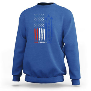 American Patriotic Sweatshirt 4th of July Red White And Blue US Flag TS02 Royal Blue Print Your Wear