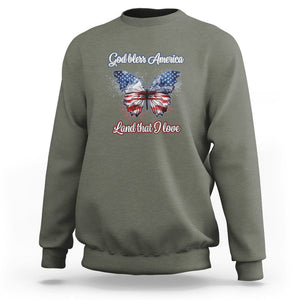 American Patriotic Sweatshirt God Bless America Land That I Love TS02 Printyourwear