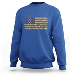 American Patriotic Sweatshirt I Pledge Allegiance To The Flag Of The USA One Nation Under God TS02 Printyourwear