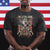 American Patriotic T Shirt I'm 1776% Sure No One Will Be Taking My Guns US Flag Rifles TS02 Dark Heather Printyourwear