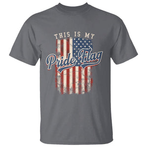 American Patriotic T Shirt This Is My Pride Flag 4th Of July TS09 Charcoal Print Your Wear