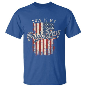 American Patriotic T Shirt This Is My Pride Flag 4th Of July TS09 Royal Blue Print Your Wear