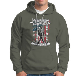 American Veteran Hoodie I Walked The Walked So You Could Talk The Talk American Flag TS02 Printyourwear