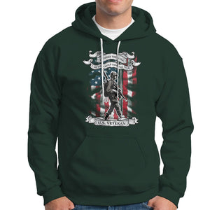 American Veteran Hoodie I Walked The Walked So You Could Talk The Talk American Flag TS02 Printyourwear