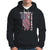 American Veteran Hoodie US Flag With Rifle And Dog Tags TS02 Dark Heather Printyourwear