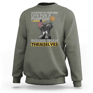 American Veteran Sweatshirt In Support Of Those Who Life For A Purpose Bigger Than Themselves TS02 Printyourwear