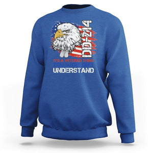 American Veteran Sweatshirt It's A Veteran Thing You Wouldn't Understand US Eagle DD-214 TS02 Printyourwear