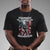 American Veteran T Shirt I Walked The Walked So You Could Talk The Talk American Flag TS02 Dark Heather Printyourwear