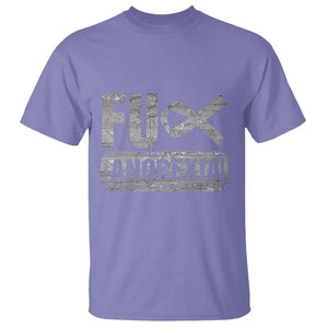 Anorexia Awareness FU Eating Disorders T Shirt TS09 Violet Printyourwear