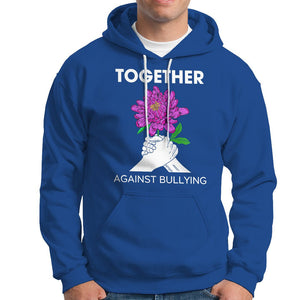 Anti Bullying Hoodie Together Against Bullying Orange TS02 Royal Blue Printyourwear