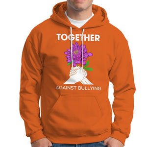 Anti Bullying Hoodie Together Against Bullying Orange TS02 Orange Printyourwear