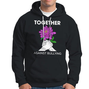 Anti Bullying Hoodie Together Against Bullying Orange TS02 Black Printyourwear