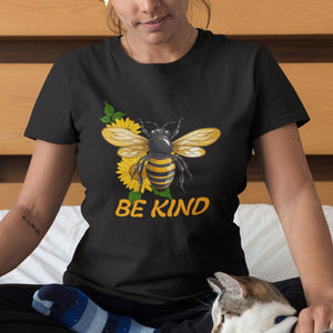 Anti Bullying T Shirt Be Kind Floral Bee Choose Kindness TS02 Printyourwear