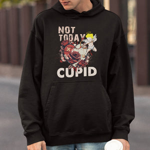 Anti Valentines Day Hoodie Not Today Cupid TS02 Printyourwear