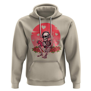 Anti Valentine's Day Hoodie Skeleton Gamer Video Game TS09 Sand Printyourwear