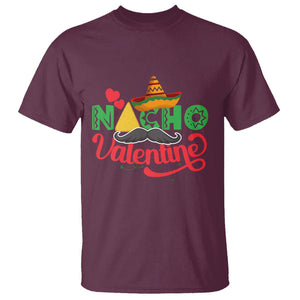 Anti Valentines Day T Shirt Nacho Valentine Mexico Sombrero Mexican TS02 Maroon Printyourwear