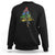 Aquatic Christmas Tree Fisherman Colorful Fish Sweatshirt TS09 Black Printyourwear