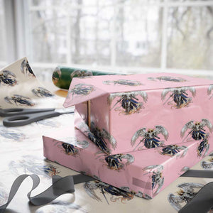 Archangel Saint Michael Warrior Wrapping Paper Roll Catholic Protection Gift TS12 Light Pink Print Your Wear