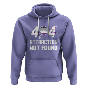 Asexual Hoodie Error 404 Attraction Not Found ACE Asexuality LGBTQ TS09 Violet Printyourwear