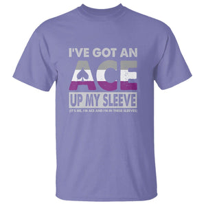 Asexual T Shirt It's Me I'm ACE And I'm In These Sleeves Asexuality LGBTQ TS09 Violet Printyourwear