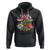 Asian American Hoodie AAPI Asian American And Pacific Islander Heritage Month Flags Sunflower TS02 Black Printyourwear