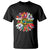 Asian American T Shirt AAPI Asian American And Pacific Islander Heritage Month Flags Sunflower TS02 Black Printyourwear