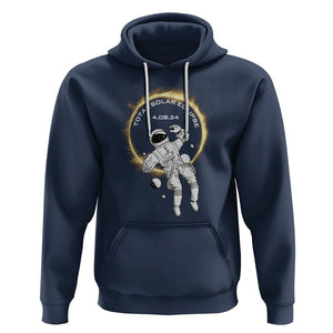 Astronaut Total Solar Eclipse 2024 Hoodie American Totality April 8 TS02 Navy Printyourwear