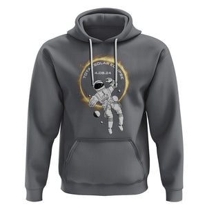 Astronaut Total Solar Eclipse 2024 Hoodie American Totality April 8 TS02 Charcoal Printyourwear