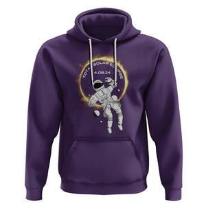 Astronaut Total Solar Eclipse 2024 Hoodie American Totality April 8 TS02 Purple Printyourwear