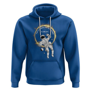 Astronaut Total Solar Eclipse 2024 Hoodie American Totality April 8 TS02 Royal Blue Printyourwear