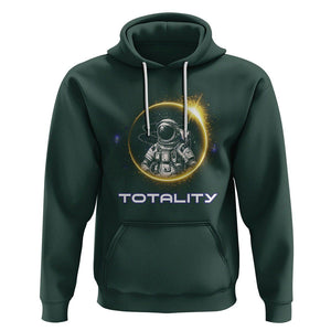 Astronaut Total Solar Eclipse Hoodie Totality Astronomy Lover TS02 Dark Forest Green Printyourwear