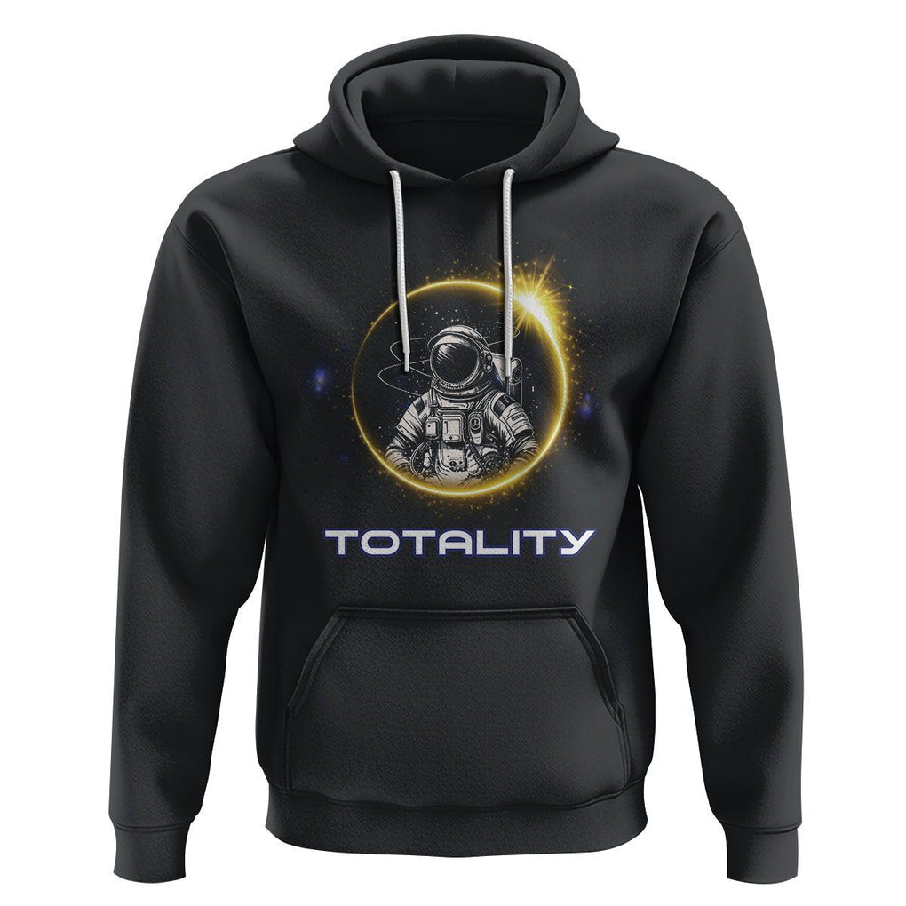 Astronaut Total Solar Eclipse Hoodie Totality Astronomy Lover TS02 Black Printyourwear