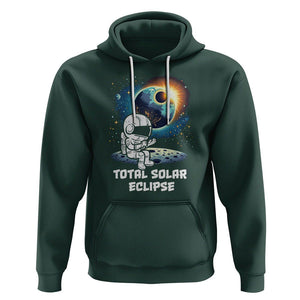 Astronaut Total Solar Eclipse Hoodie TS02 Dark Forest Green Printyourwear