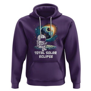 Astronaut Total Solar Eclipse Hoodie TS02 Purple Printyourwear