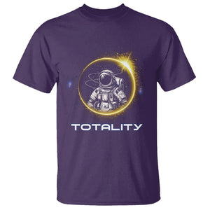 Astronaut Total Solar Eclipse T Shirt Totality Astronomy Lover TS02 Purple Printyourwear