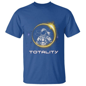 Astronaut Total Solar Eclipse T Shirt Totality Astronomy Lover TS02 Royal Blue Printyourwear