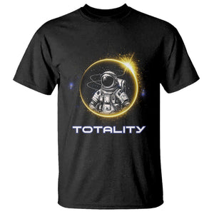 Astronaut Total Solar Eclipse T Shirt Totality Astronomy Lover TS02 Black Printyourwear