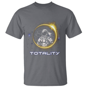 Astronaut Total Solar Eclipse T Shirt Totality Astronomy Lover TS02 Charcoal Printyourwear