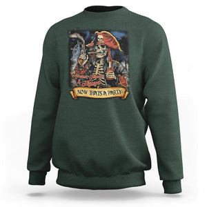 ATF Alcohol Tobacco Firearms Now That's A Party Sweatshirt TS09 Dark Forest Green Print Your Wear