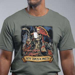 ATF Alcohol Tobacco Firearms Now That's A Party T Shirt TS09 Military Green Print Your Wear