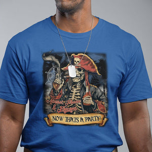 ATF Alcohol Tobacco Firearms Now That's A Party T Shirt TS09 Royal Blue Print Your Wear