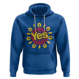 Australia Indigenous Hoodie Aboriginal And Torres Strait Islanders Vote Yes Voice To Parliament TS02 Royal Blue Printyourwear