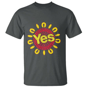 Australia Indigenous T Shirt Aboriginal And Torres Strait Islanders Vote Yes Voice To Parliament TS02 Dark Heather Printyourwear