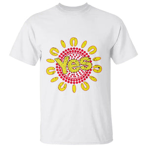 Australia Indigenous T Shirt Aboriginal And Torres Strait Islanders Vote Yes Voice To Parliament TS02 White Printyourwear