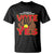 Australia Indigenous T Shirt Aboriginal Flag Vote Yes Urulu Statement TS02 Black Printyourwear