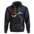 Autism Acceptance Hoodie Different Not Less Spectrum Rainbow Infinity TS02 Black Printyourwear