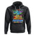 Autism Acceptance Hoodie Retro Groovy Puzzle Piece Spectrum Rainbow Infinity Symbol TS02 Black Printyourwear